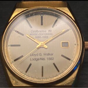 Vintage Citizen Quartz Mens Watch, Stainless Steel, Classic